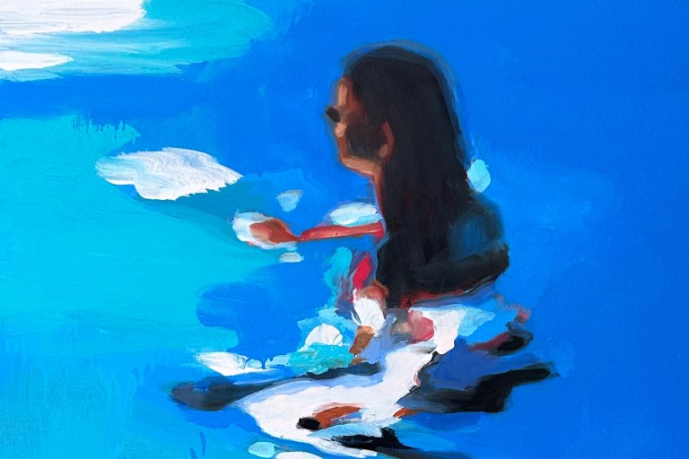 Elizabeth Lennie, "Night of the Eclipse" and Saatchi Art